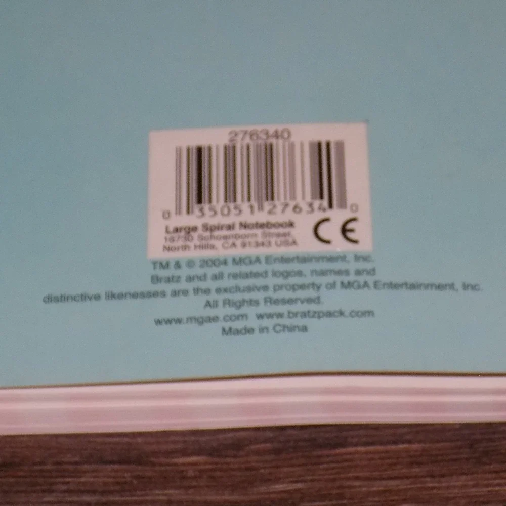 Bratz Spiral Notebook Yasmin Target Exclusive Blue Red Good Y2K Stationery